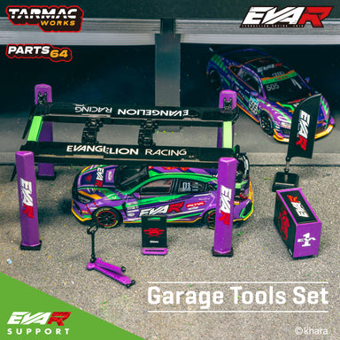 1/64 Garage tools set EVA Racing