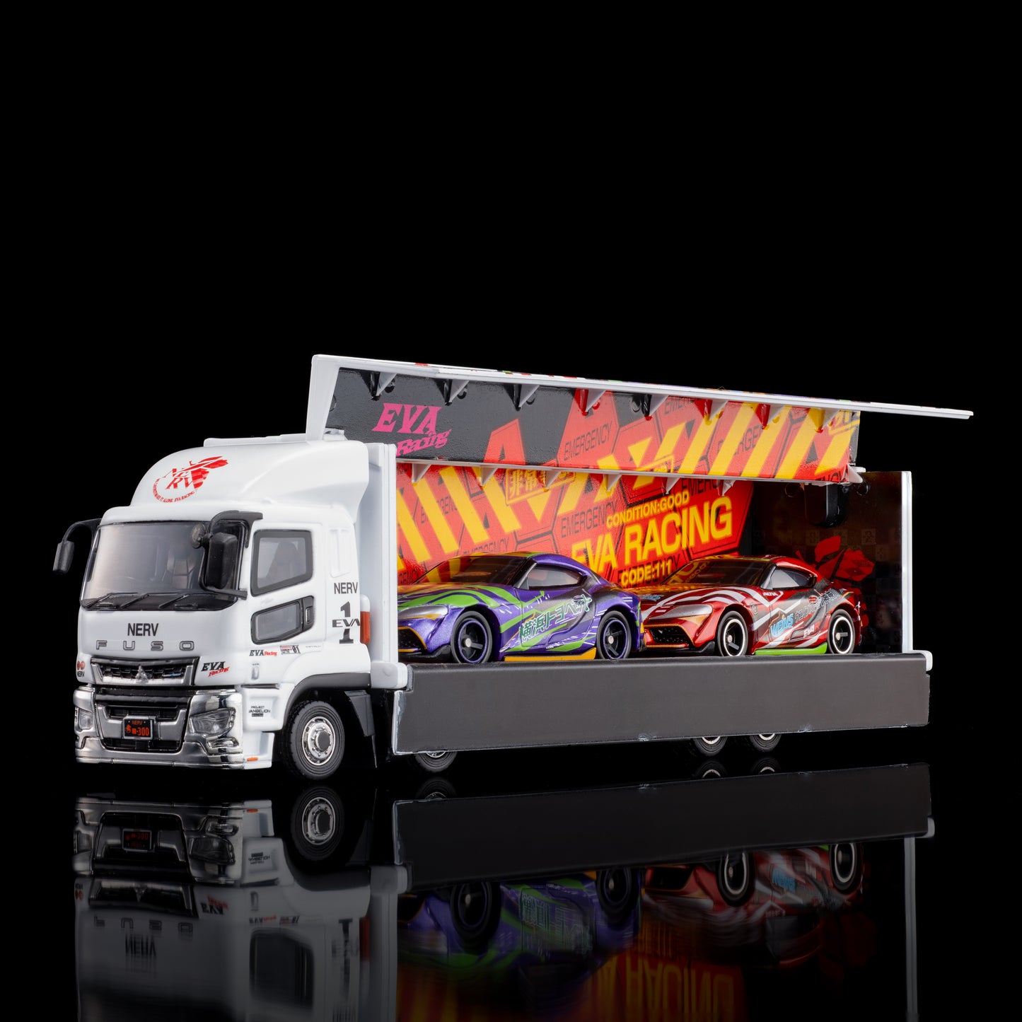 <TARMAC WORKS>1/64 Mitsubishi Fuso Super Great EVA RACING