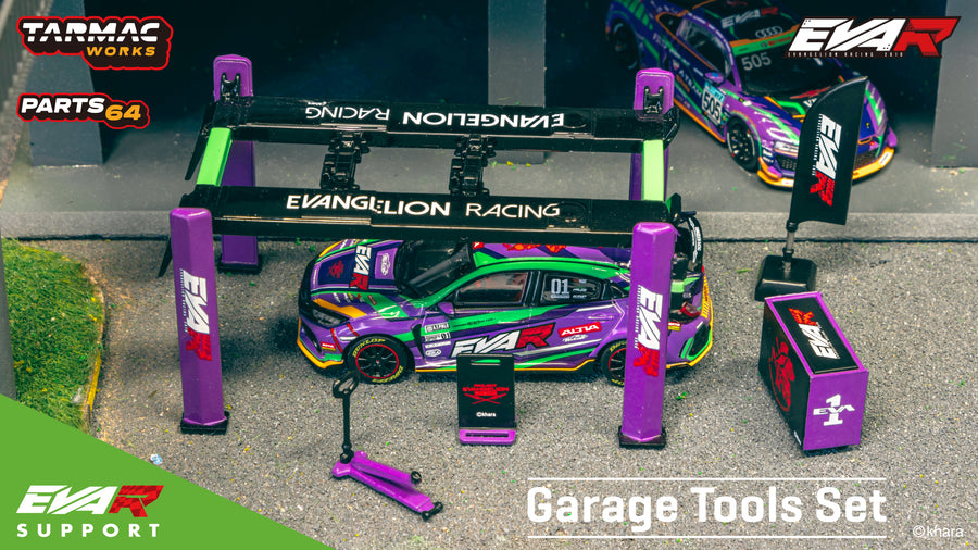 1/64 Garage tools set EVA Racing