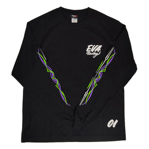 EVA RACING 2026 レタリングロングTシャツ