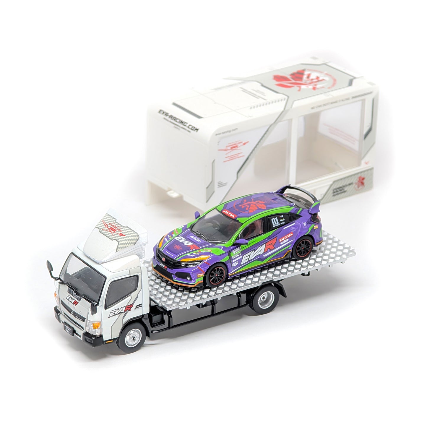 【先行予約】<TARMAC>1/64 Mitsubishi Fuso Canter EVA racing【2026年2月〜4月より順次お届け予定】