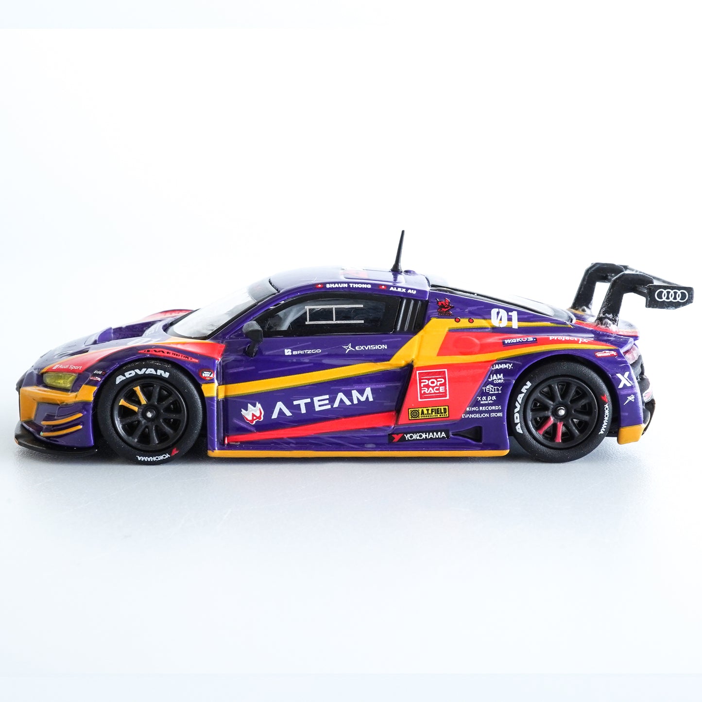 <POPRACE>1/64 Audi R8 LMS エヴァ RT 初号機 X Works R8 覚醒