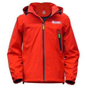 「A.T.FIELD」ストレッチ レインジャケット レッド(WILLE)