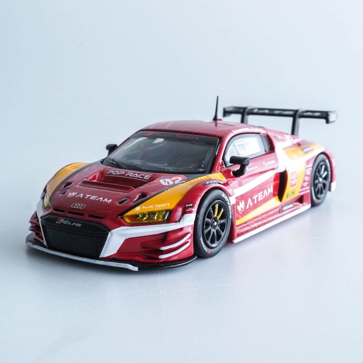 <POPRACE>1/64 Audi R8 LMS エヴァ RT 2号機 X Works R8 & アスカRQフィギュアセット