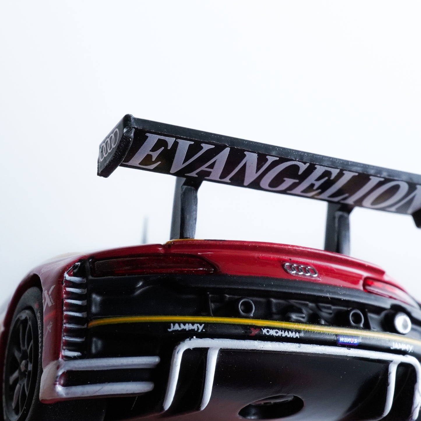 <POPRACE>1/64 Audi R8 LMS エヴァ RT 2号機 X Works R8 & アスカRQフィギュアセット