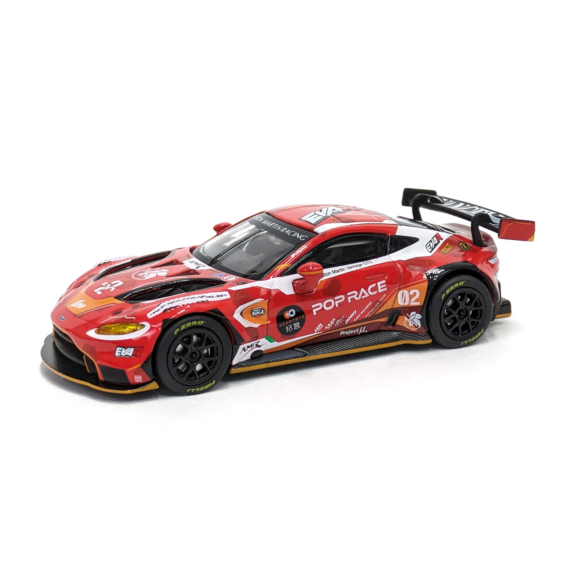 1/64 EVA RT PRODUCTION MODEL-02 ASTON MARTIN GT3 & アスカRQフィギュアセット – サポルト