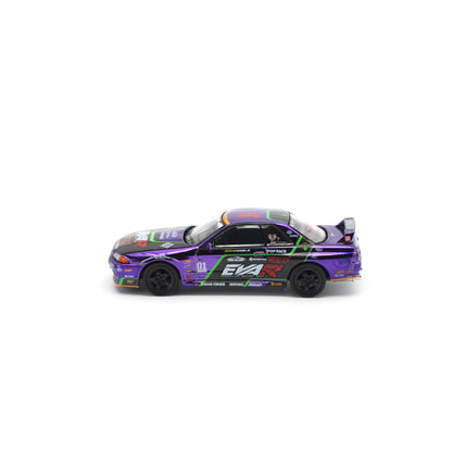 【先行予約】＜POP RACE＞1/64 エヴァRT初号機 SKYLINE R32 GTR【2027年7月上旬頃より順次お届け予定】