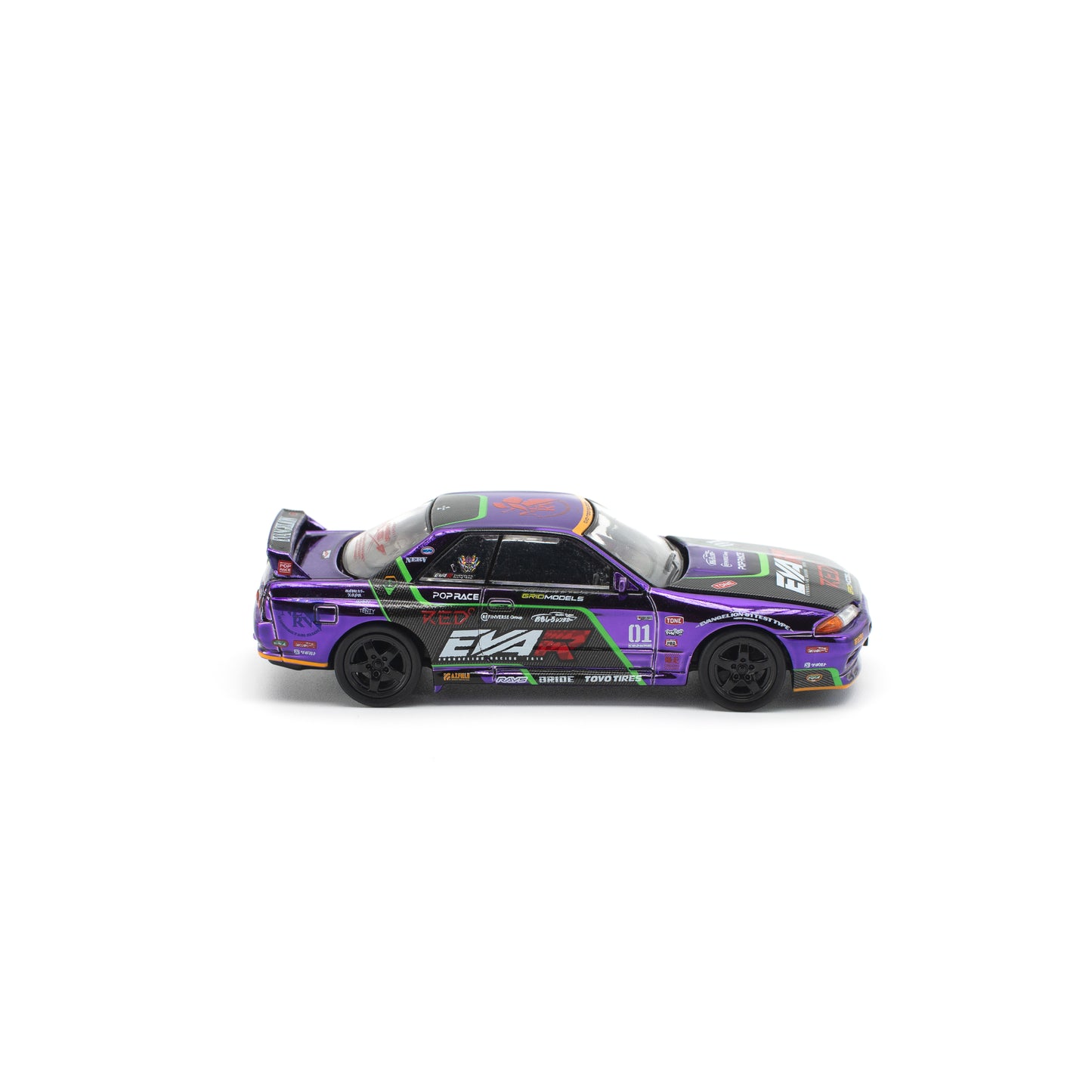 【先行予約】＜POP RACE＞1/64 エヴァRT初号機 SKYLINE R32 GTR【2027年7月上旬頃より順次お届け予定】