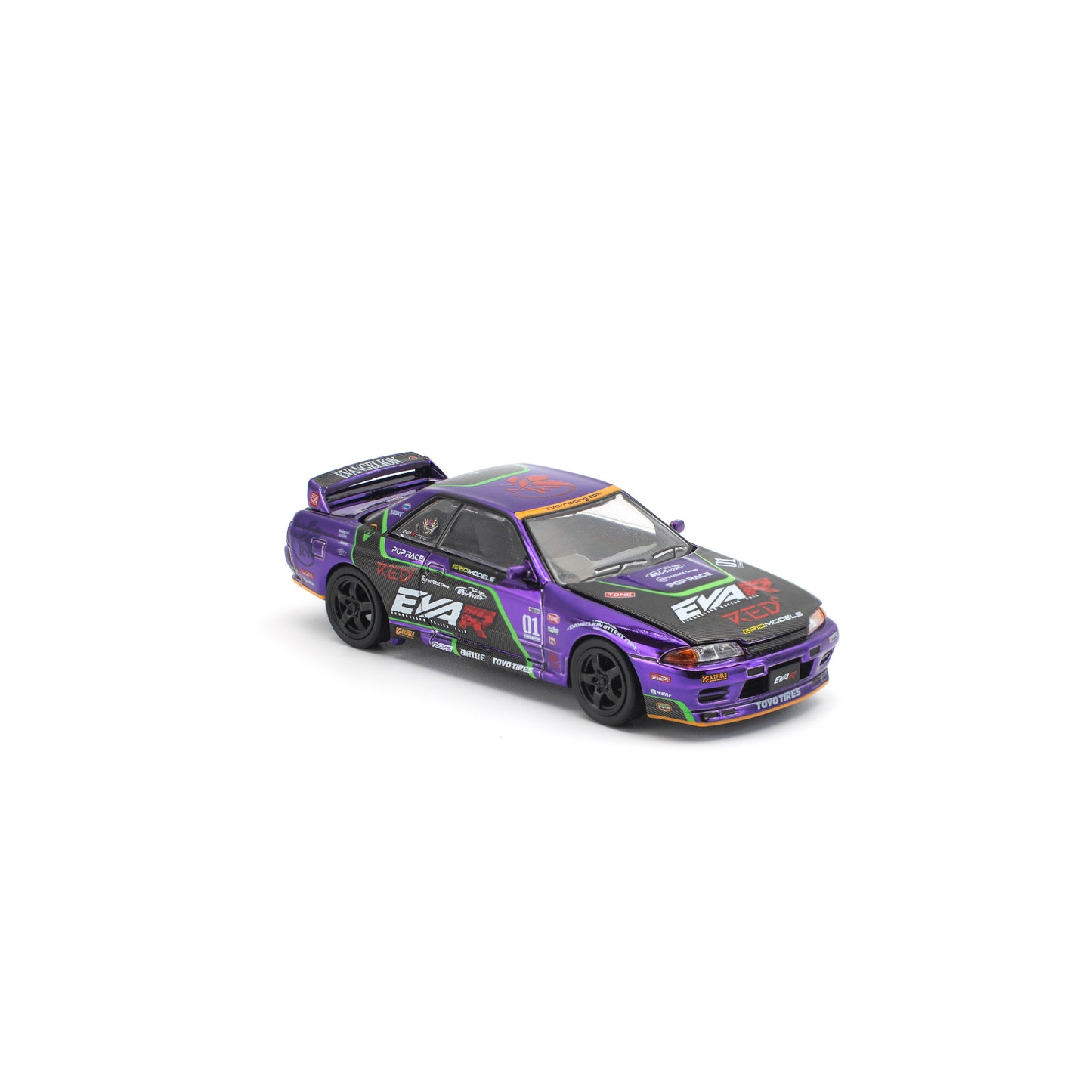 【先行予約】＜POP RACE＞1/64 エヴァRT初号機 SKYLINE R32 GTR【2027年7月上旬頃より順次お届け予定】