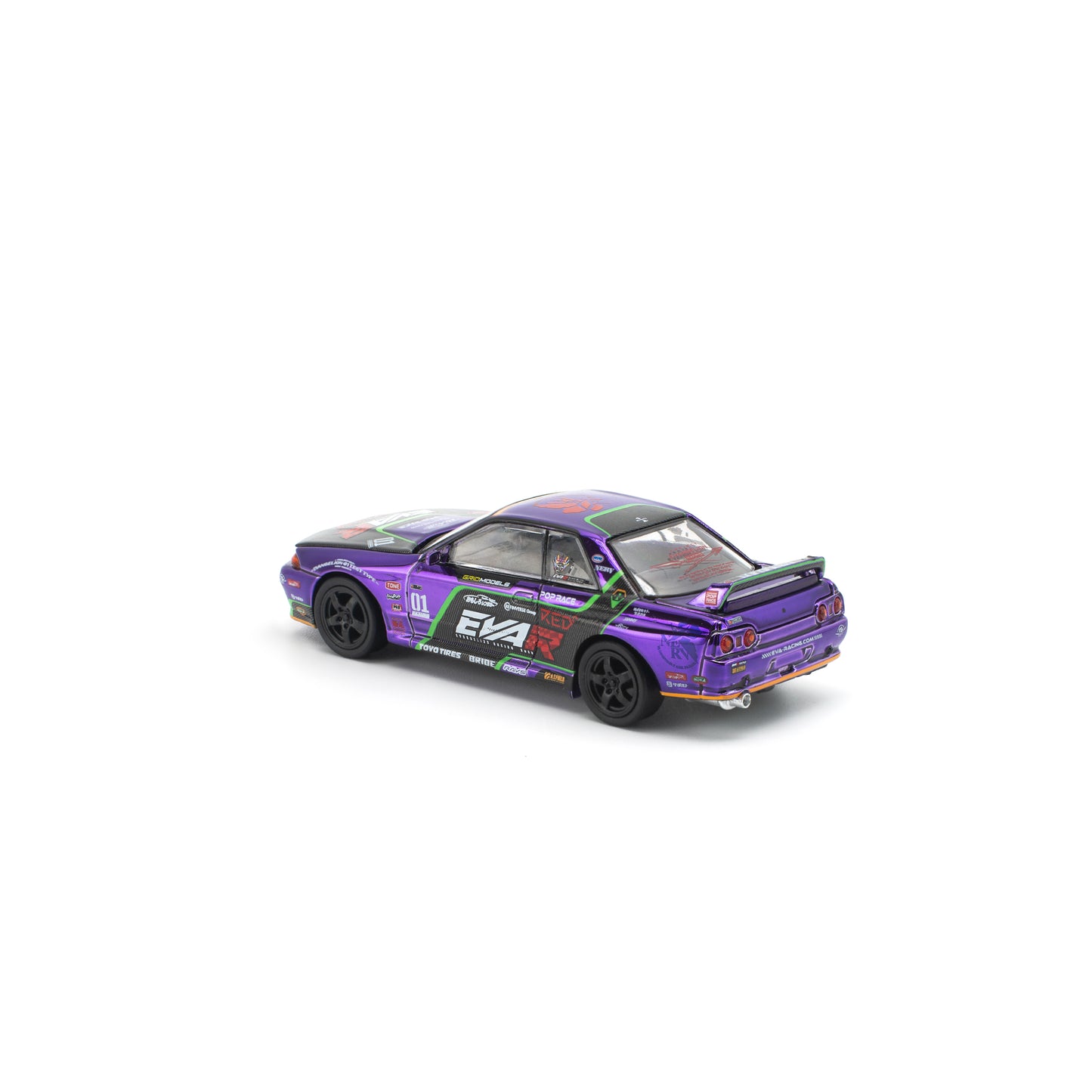 【先行予約】＜POP RACE＞1/64 エヴァRT初号機 SKYLINE R32 GTR【2027年7月上旬頃より順次お届け予定】