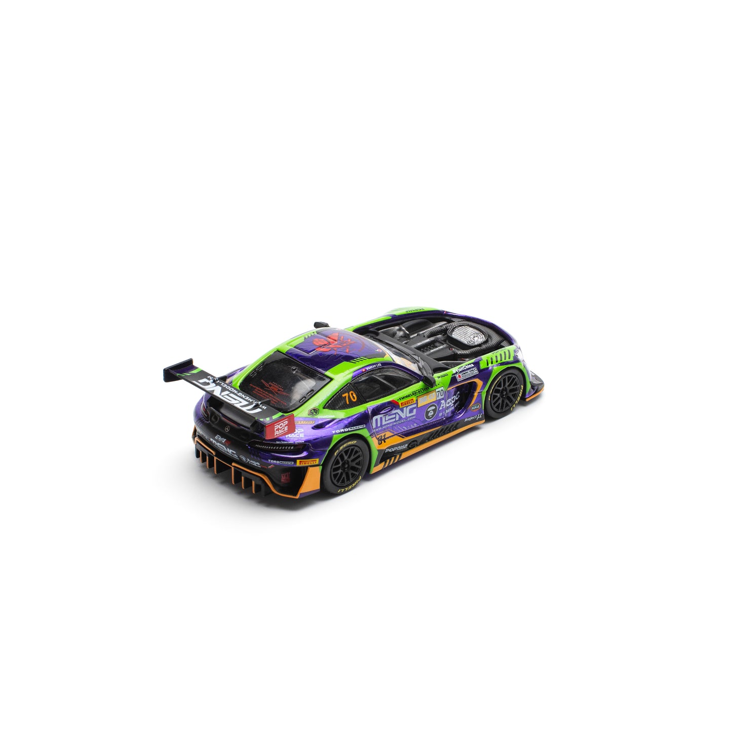 【先行予約】＜POP RACE＞1/64 EVA RT TEST TYPE -01 AMG GT3 EVO MACAU GP 2023【2027年6月下旬頃より順次お届け予定】