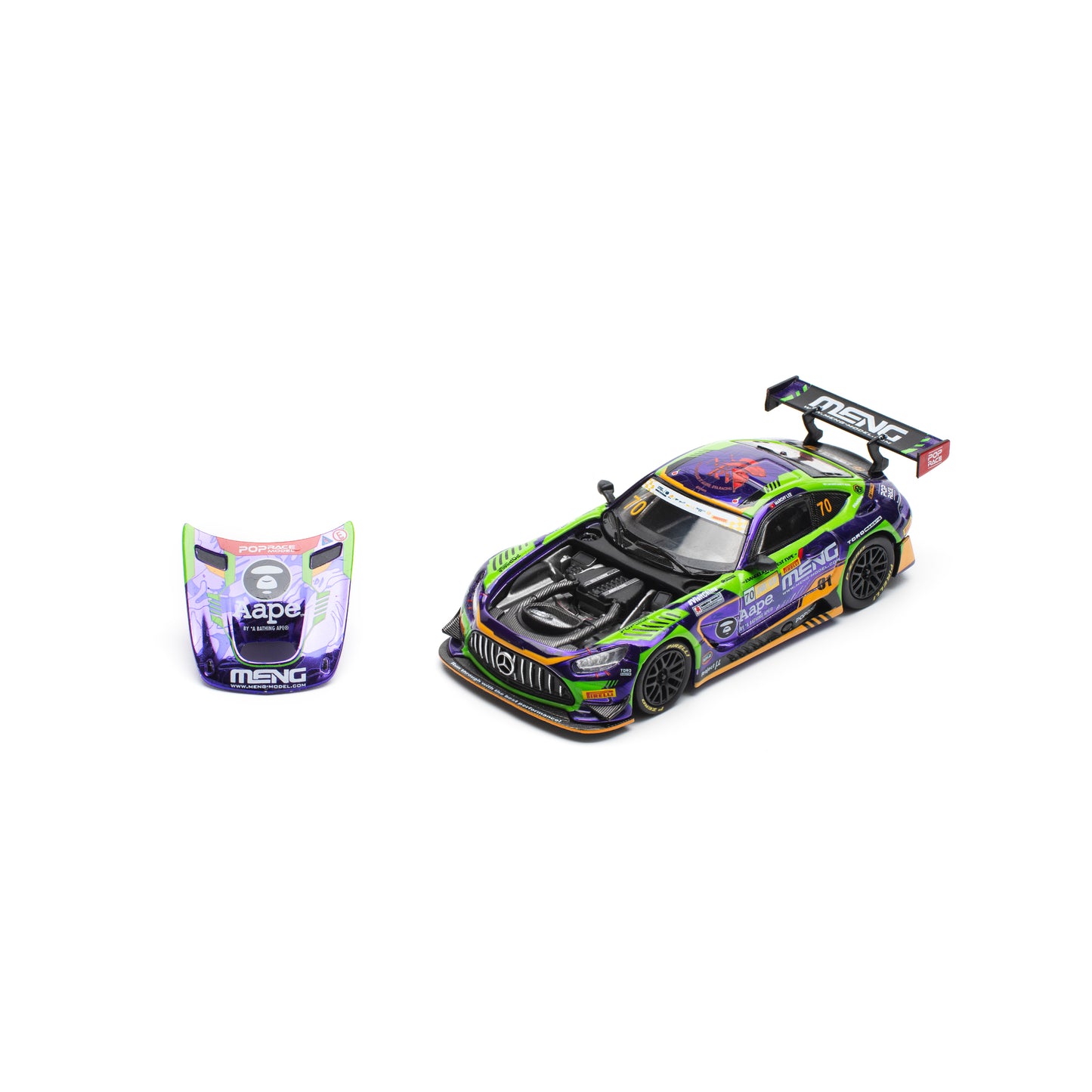 【先行予約】＜POP RACE＞1/64 EVA RT TEST TYPE -01 AMG GT3 EVO MACAU GP 2023【2027年6月下旬頃より順次お届け予定】