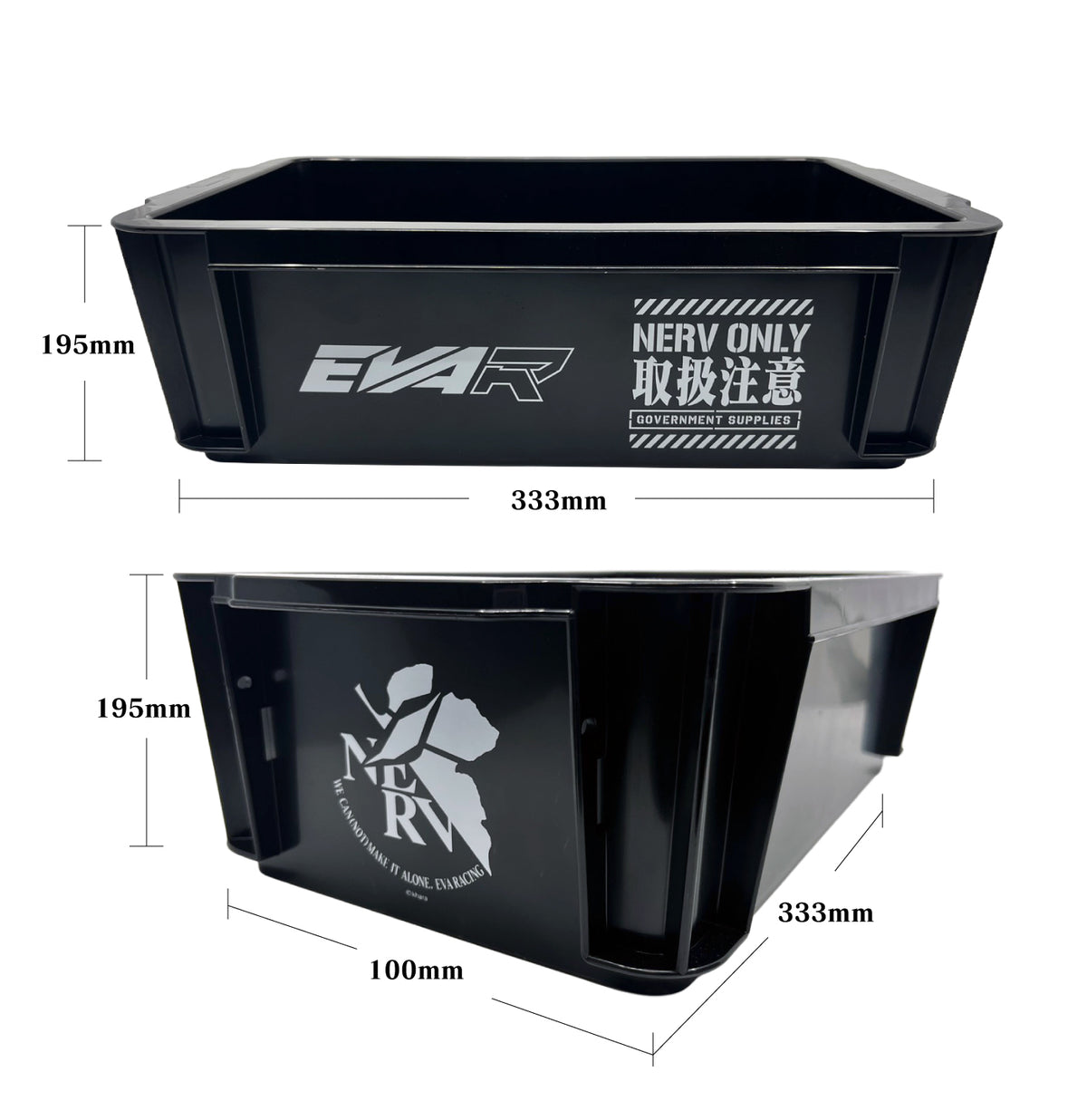 【予約】EVA RACING ボックスコンテナ（ブラック）【2026年12月初旬頃より順次お届け予定】