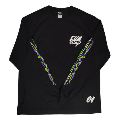EVA RACING 2026 レタリングロングTシャツ