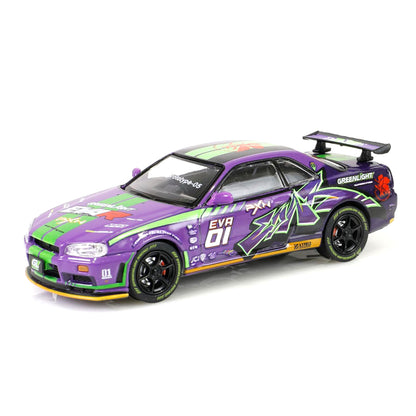 【先行予約】＜GREENLIGHT＞1/64 EVA RT TEST TYPE-01 NISSAN SKYLINE GT-R V-SPEC (R34) 1999【2026年8月下旬頃より順次お届け予定】