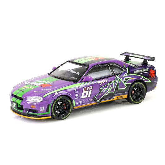 【先行予約】＜GREENLIGHT＞1/64 EVA RT TEST TYPE-01 NISSAN SKYLINE GT-R V-SPEC (R34) 1999【2026年8月下旬頃より順次お届け予定】