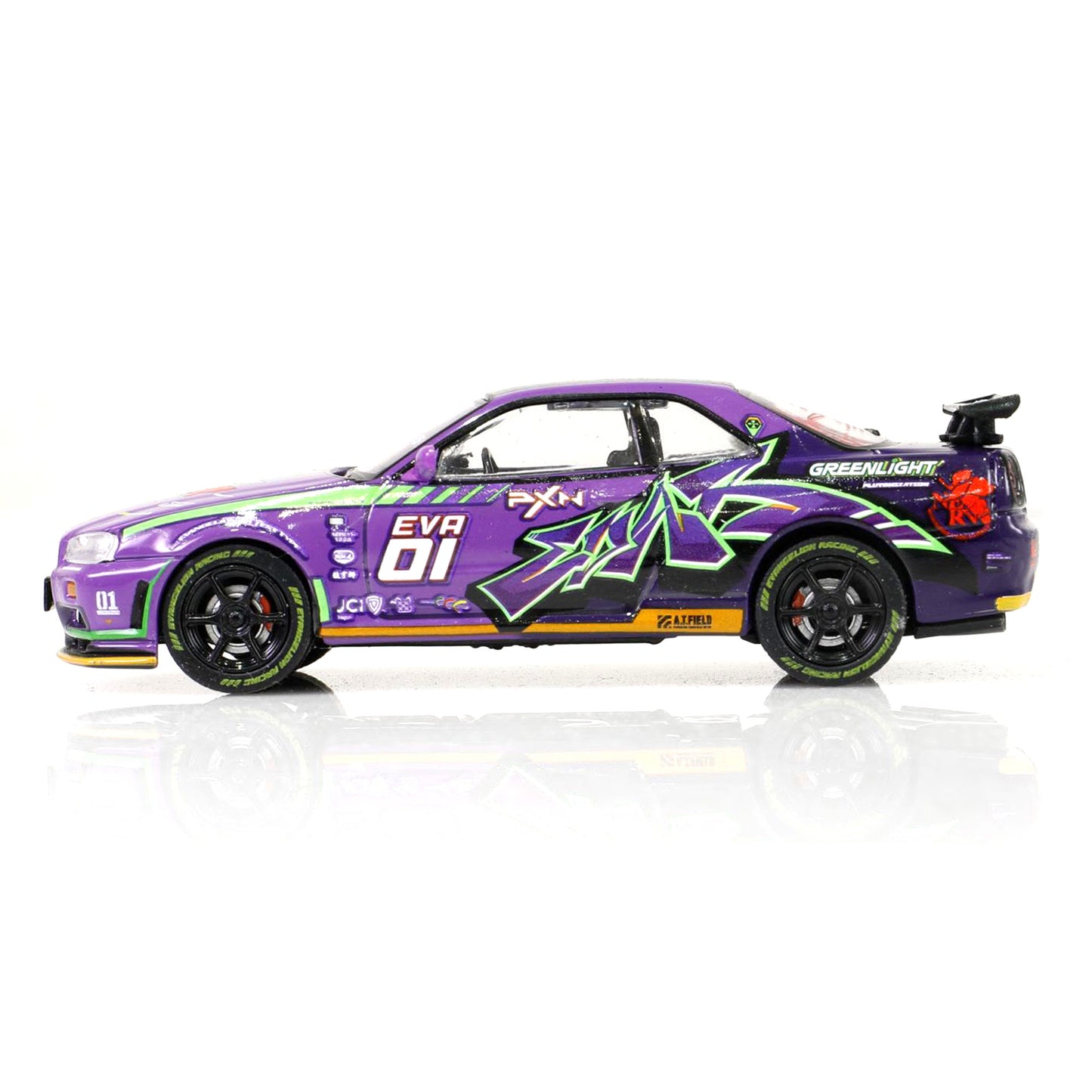 【先行予約】＜GREENLIGHT＞1/64 EVA RT TEST TYPE-01 NISSAN SKYLINE GT-R V-SPEC (R34) 1999【2026年8月下旬頃より順次お届け予定】