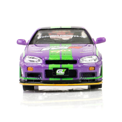【先行予約】＜GREENLIGHT＞1/64 EVA RT TEST TYPE-01 NISSAN SKYLINE GT-R V-SPEC (R34) 1999【2026年8月下旬頃より順次お届け予定】