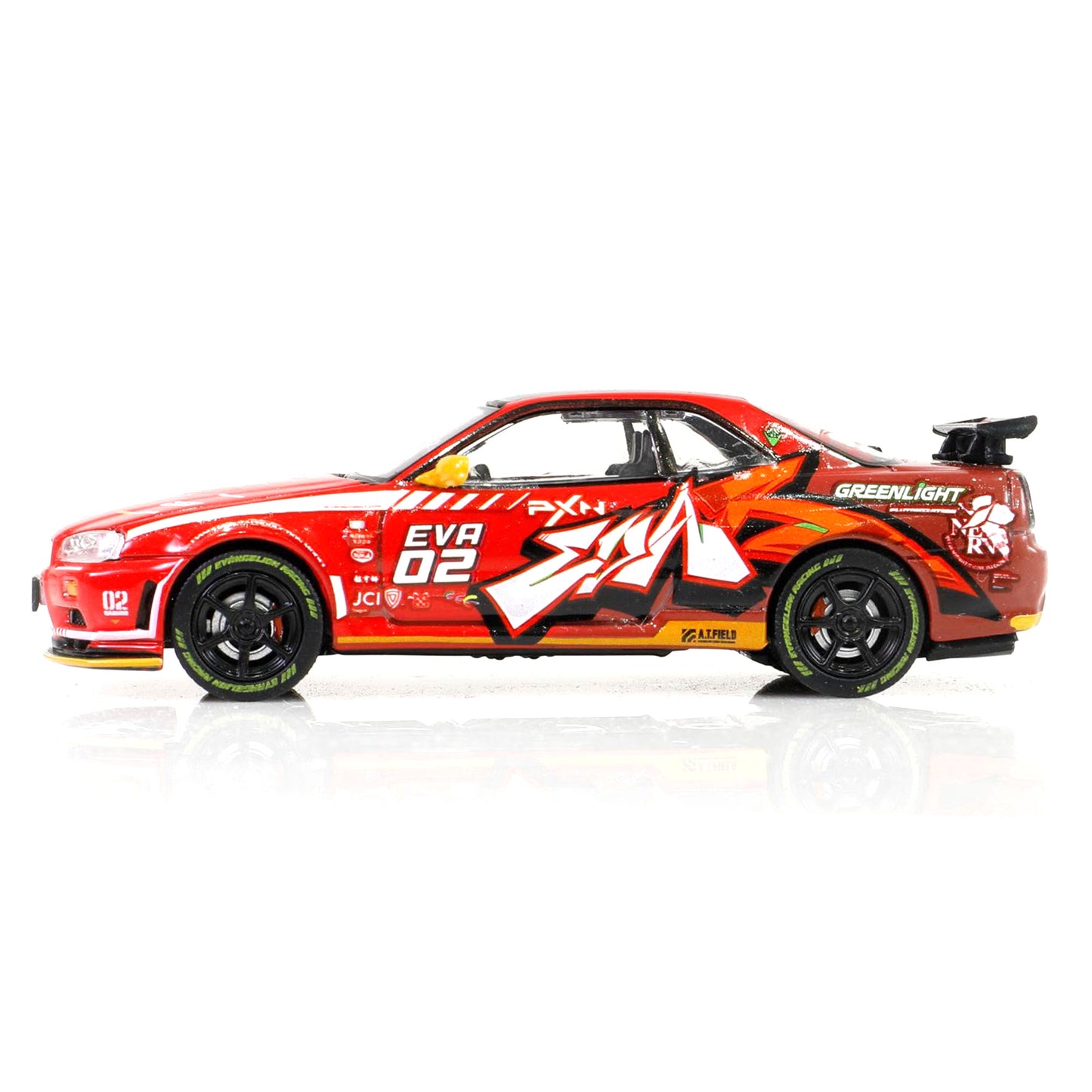 【先行予約】＜GREENLIGHT＞1/64 EVA RT PRODUCTION MODEL-02 NISSAN SKYLINE GT-R V-SPEC (R34) 1999【2026年8月下旬頃より順次お届け予定】