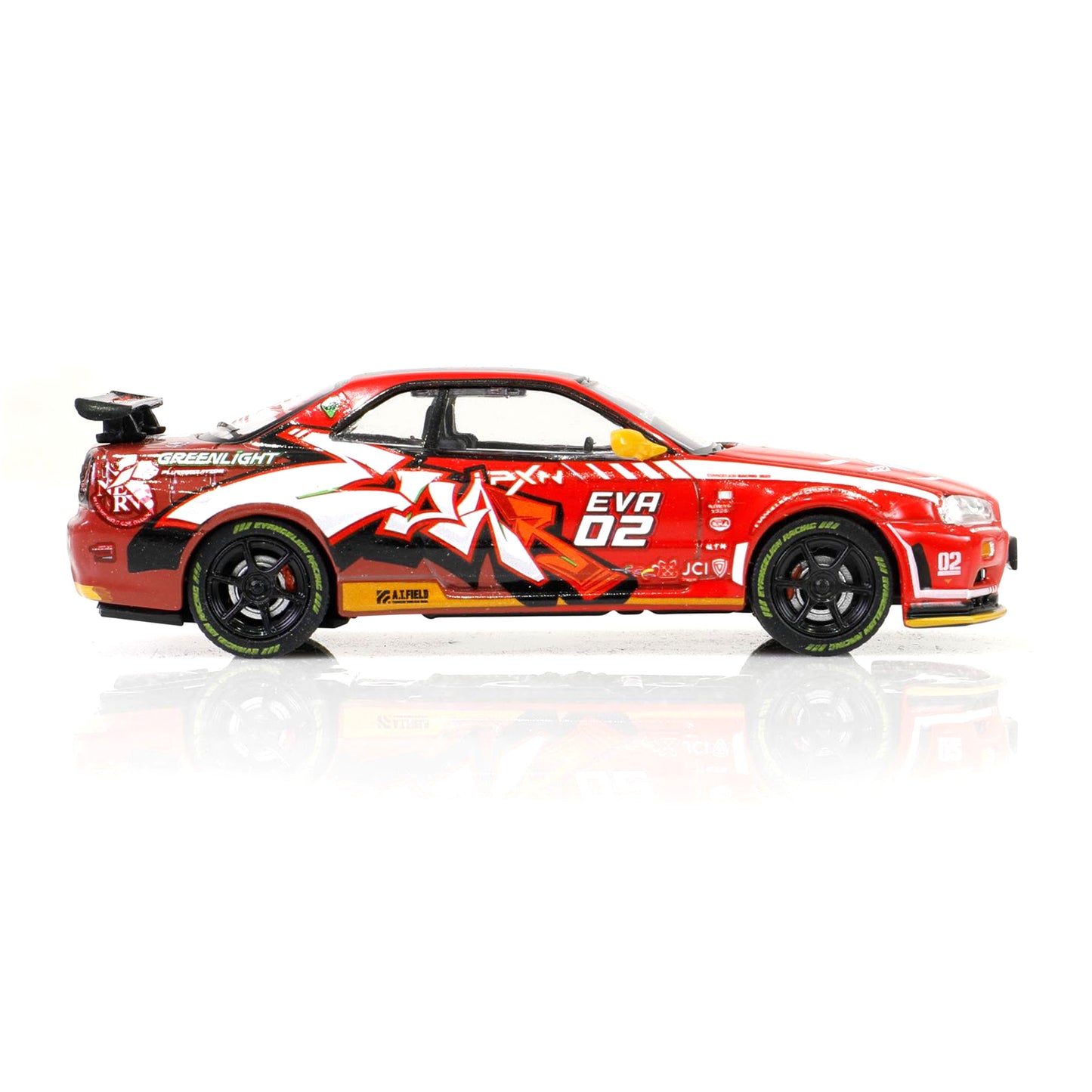 【先行予約】＜GREENLIGHT＞1/64 EVA RT PRODUCTION MODEL-02 NISSAN SKYLINE GT-R V-SPEC (R34) 1999【2026年8月下旬頃より順次お届け予定】