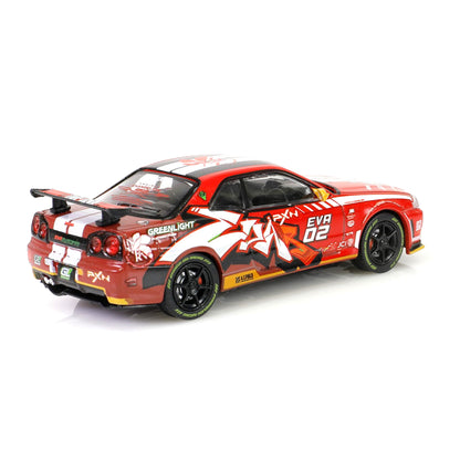 【先行予約】＜GREENLIGHT＞1/64 EVA RT PRODUCTION MODEL-02 NISSAN SKYLINE GT-R V-SPEC (R34) 1999【2026年8月下旬頃より順次お届け予定】