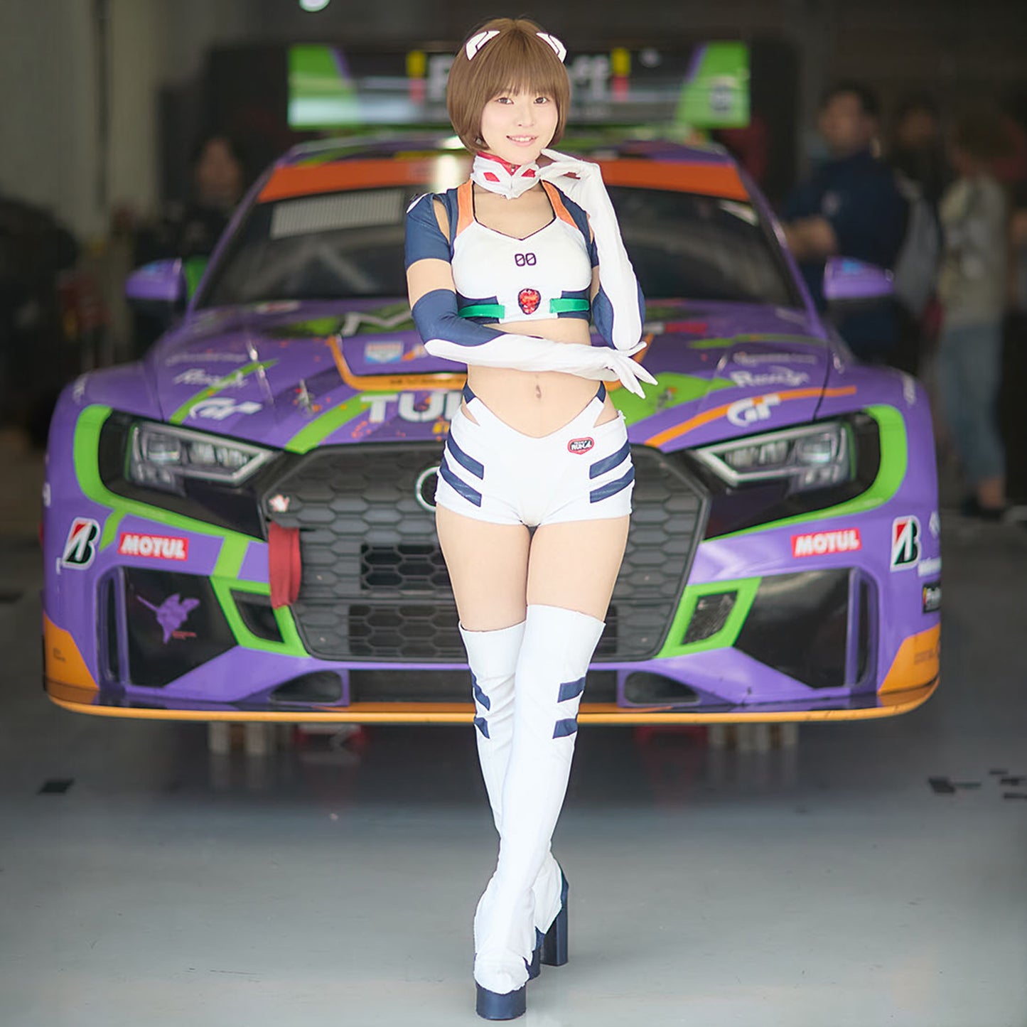 【先行予約】1/12 リアルフィギュアコレクション"エヴァンゲリオンレーシング"サーキットメイト 藤白玲華/綾波レイ (組立式レジンキット) 【2026年9月頃より順次お届け予定】