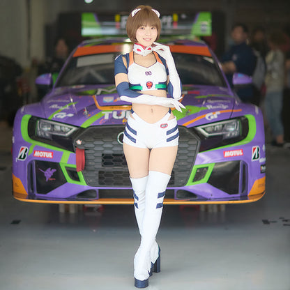 【先行予約】1/12 リアルフィギュアコレクション"エヴァンゲリオンレーシング"サーキットメイト 藤白玲華/綾波レイ (組立式レジンキット) 【2026年9月頃より順次お届け予定】