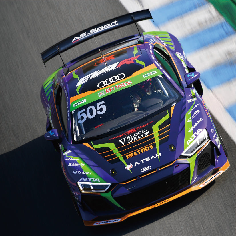 ＜TARMAC WORKS＞1/64 エヴァRT初号機 Audi R8 LMS GT4 ≪2021スーパー耐久 ST-Zクラス≫