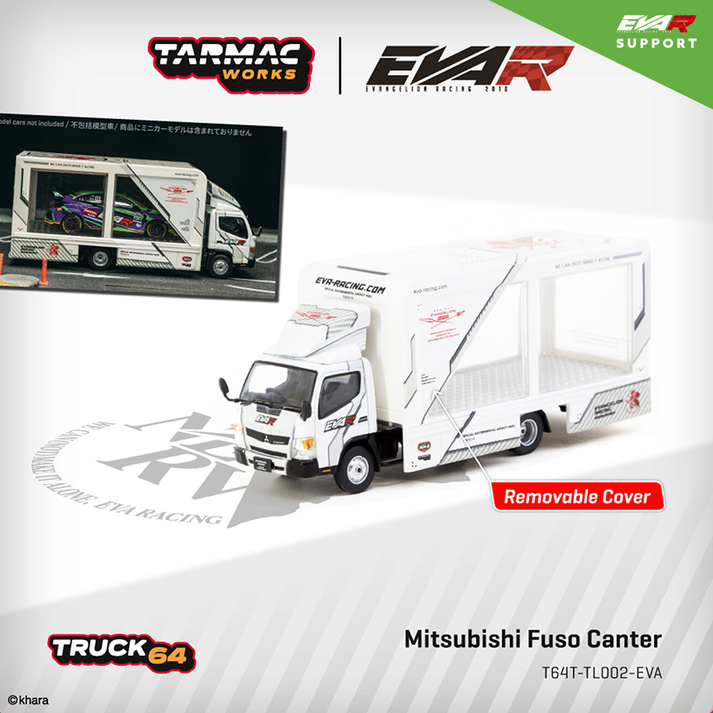サポルト　EVA Racing TRUCK TARMAC WORKS＞1/64 Mitsubishi Fuso Super Great EVA RACING