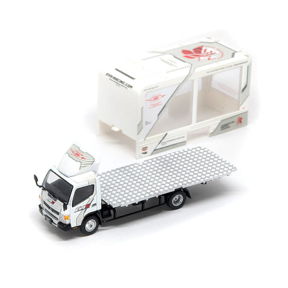 【先行予約】＜TARMAC＞1/64 Mitsubishi Fuso Canter EVA racing【2026年2月〜4月より順次お届け予定】