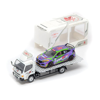 【先行予約】＜TARMAC＞1/64 Mitsubishi Fuso Canter EVA racing【2026年2月〜4月より順次お届け予定】
