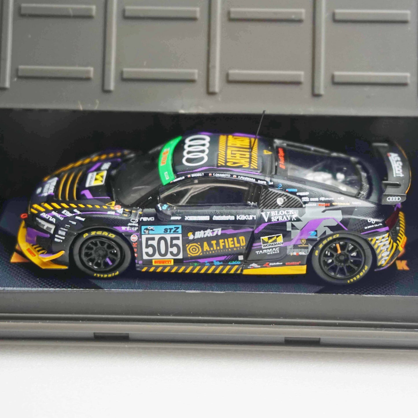 ＜TARMAC WORKS＞1/64 Audi R8 LMS A.T.FIELD Audi R8 LMS GT4 Super Taikyu ST-Z 2020