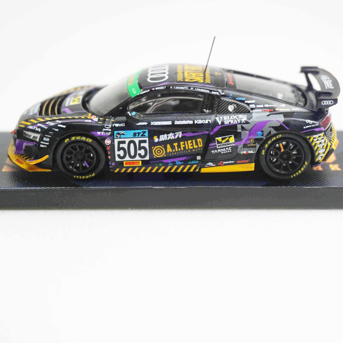 ＜TARMAC WORKS＞1/64 Audi R8 LMS A.T.FIELD Audi R8 LMS GT4 Super Taikyu ST-Z 2020