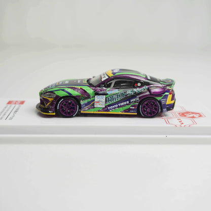 ＜POPRACE＞1/64 TOYOTA GR Supra エヴァRT初号機 GR Supra D1 Grand Prix Series 2020 ＆ レイRQフィギュア セット