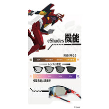 画像をギャラリービューアに読み込む, EVANGELION RACING × eShades 瞬間調光サングラス　2号機
