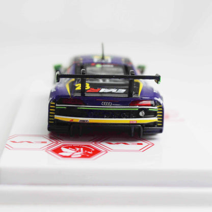＜POPRACE＞1/64 Audi R8 LMS エヴァ RT 初号機 TSRT R8 Macau GT Cup 2020 ＆ レイRQフィギュア セット