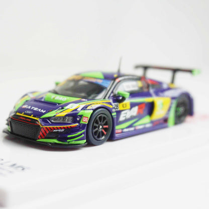 ＜POPRACE＞1/64 Audi R8 LMS エヴァ RT 初号機 TSRT R8 Macau GT Cup 2020 ＆ レイRQフィギュア セット