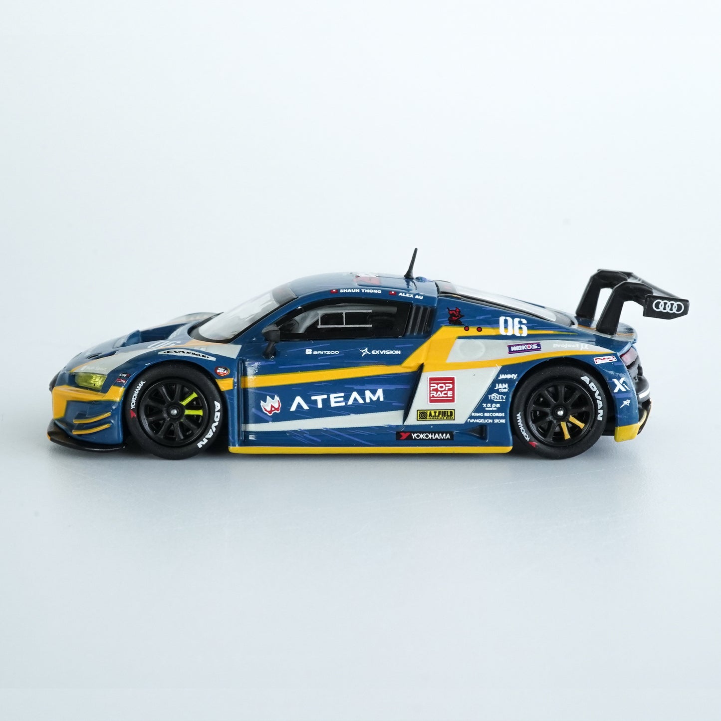 ＜POPRACE＞1/64 Audi R8 LMS エヴァ RT Mark.06 X Works R8
