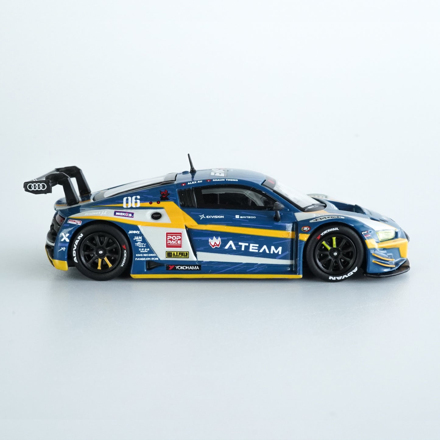 ＜POPRACE＞1/64 Audi R8 LMS エヴァ RT Mark.06 X Works R8