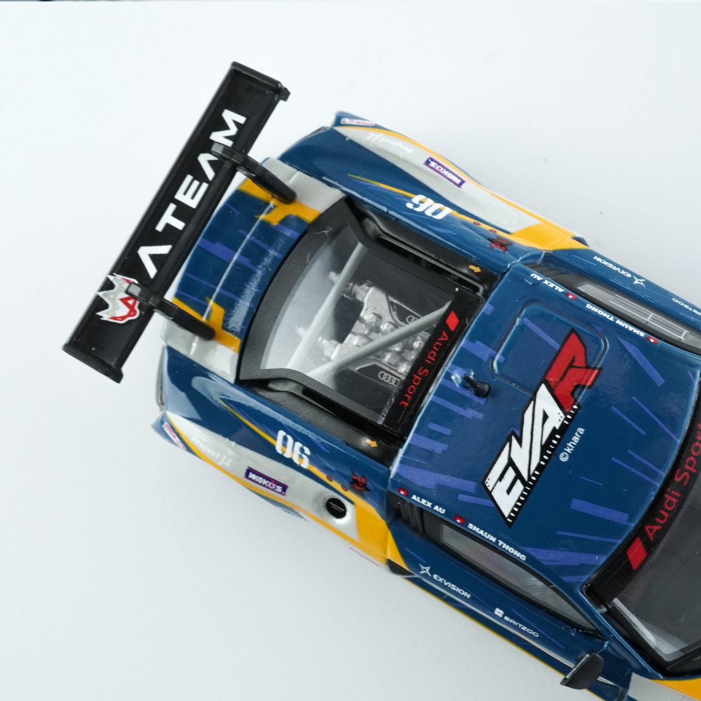 ＜POPRACE＞1/64 Audi R8 LMS エヴァ RT Mark.06 X Works R8