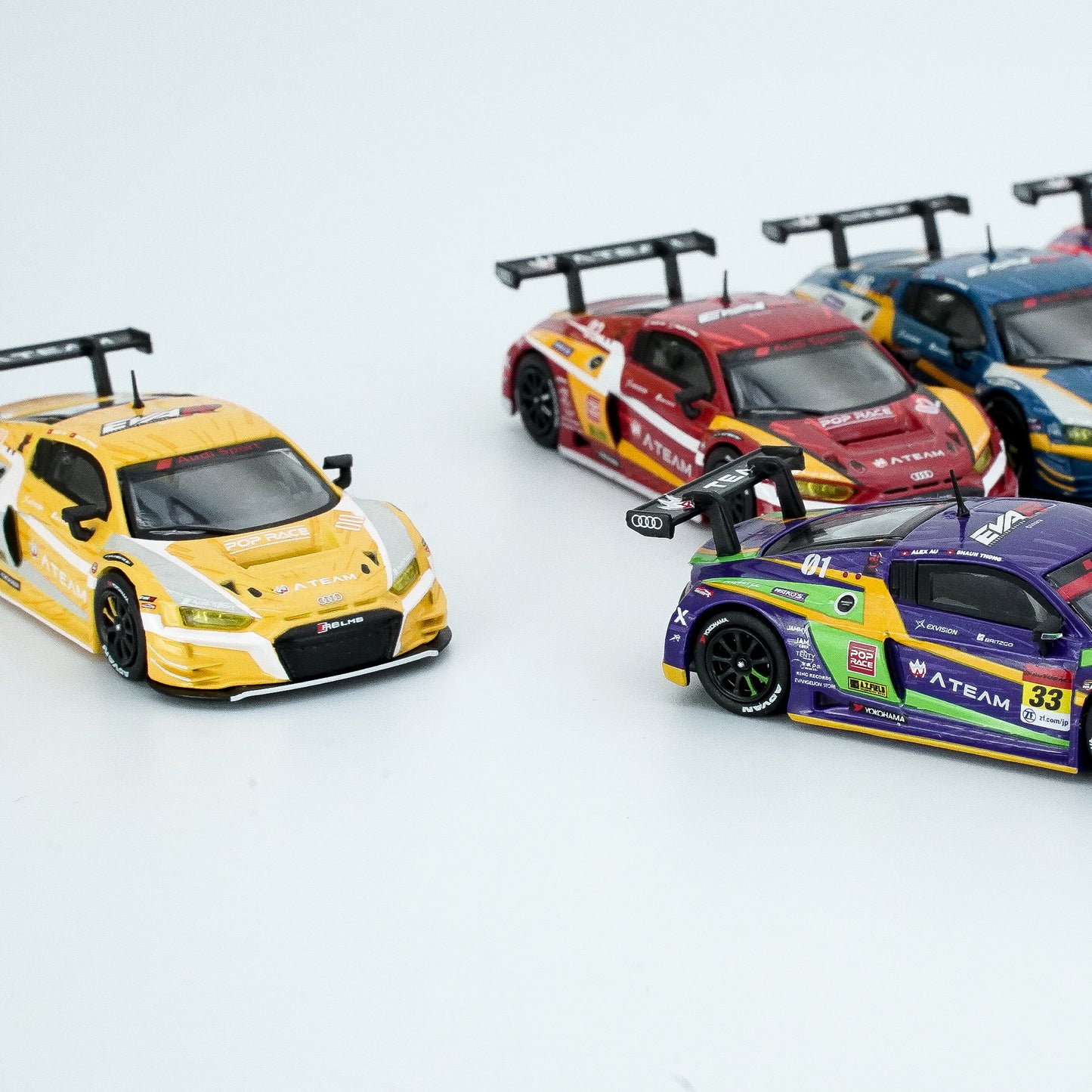 ＜POPRACE＞1/64 Audi R8 LMS エヴァ RT 0号機 X Works R8