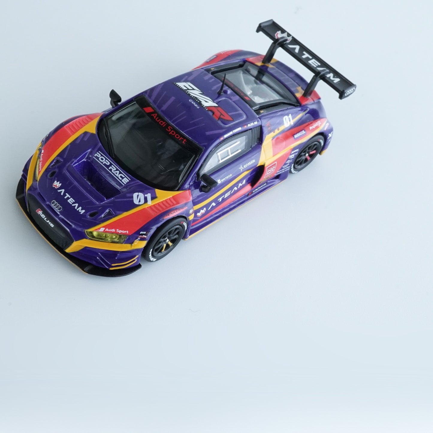 ＜POPRACE＞1/64 Audi R8 LMS エヴァ RT 初号機 X Works R8 覚醒