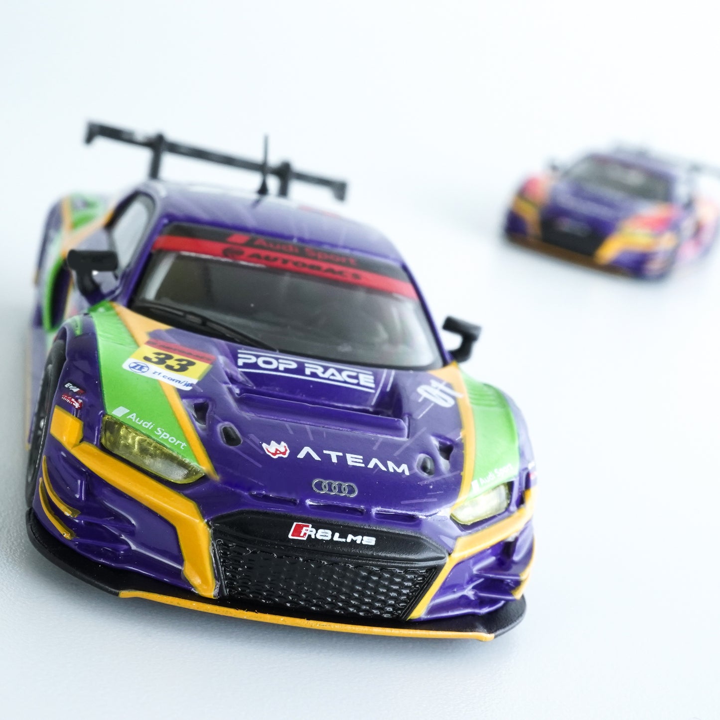 ＜POPRACE＞1/64 Audi R8 LMS SUPER GT 2020 #33 エヴァ RT 初号機 X Works R8