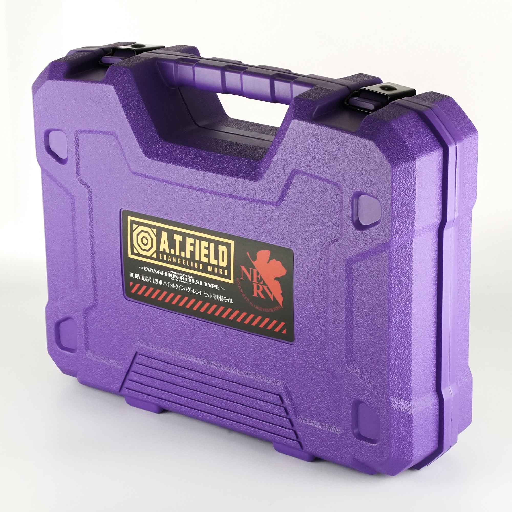 「A.T.FIELD」DC18V 充電式 1/2DR ハイトルク インパクトレンチ セット(初号機モデル)