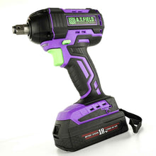 画像をギャラリービューアに読み込む, 「A.T.FIELD」DC18V 充電式 1/2DR ハイトルク インパクトレンチ セット（初号機モデル）
