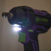 画像をギャラリービューアに読み込む, 「A.T.FIELD」DC18V 充電式 1/2DR ハイトルク インパクトレンチ セット（初号機モデル）
